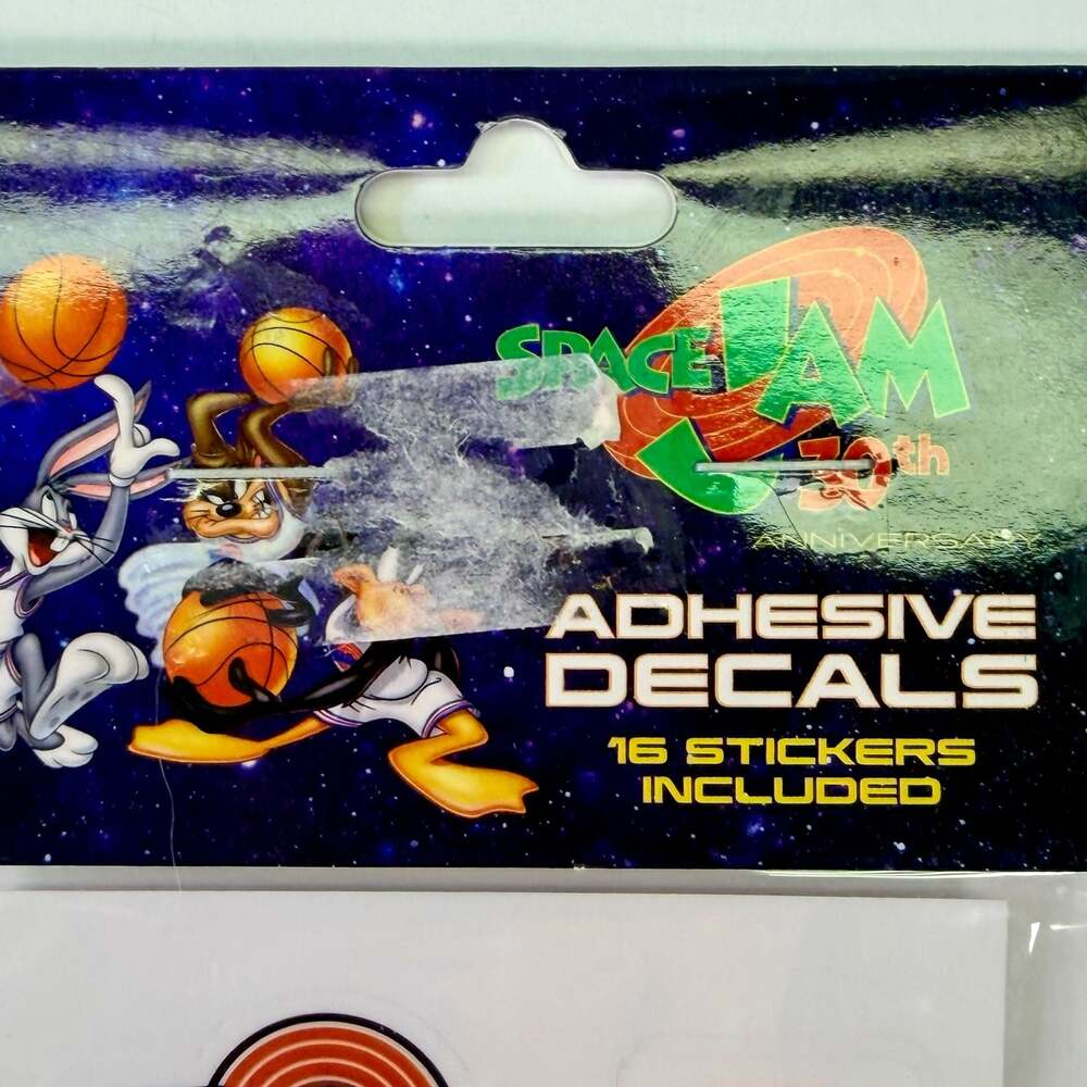 Space Jam 30th Anniversary Adhesive Decals 16-Sticker Sheet - Picture 3 of 6